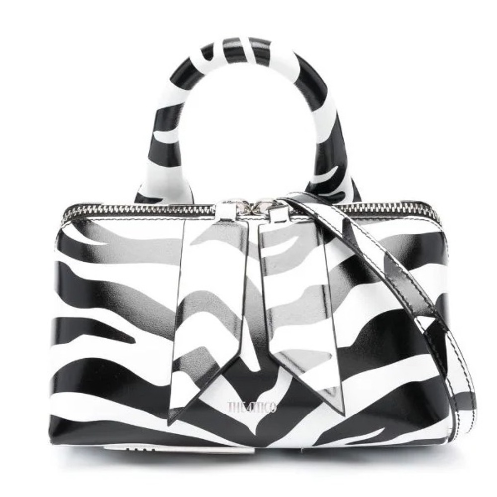 The Attico Zebra Friday mini bag